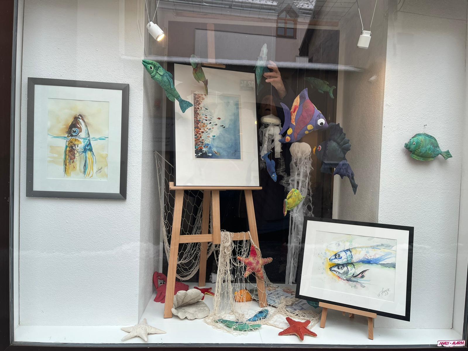 Kreative Nähkunst, Die Unterwasserwelt in der Kirchengasse